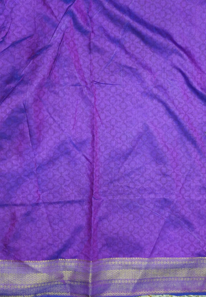 Semi Patola Saree – ink Blue & Violet Elegance