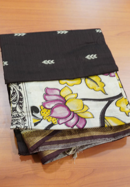 Unstitched Sawar Suit - Kalamkari Dupatta