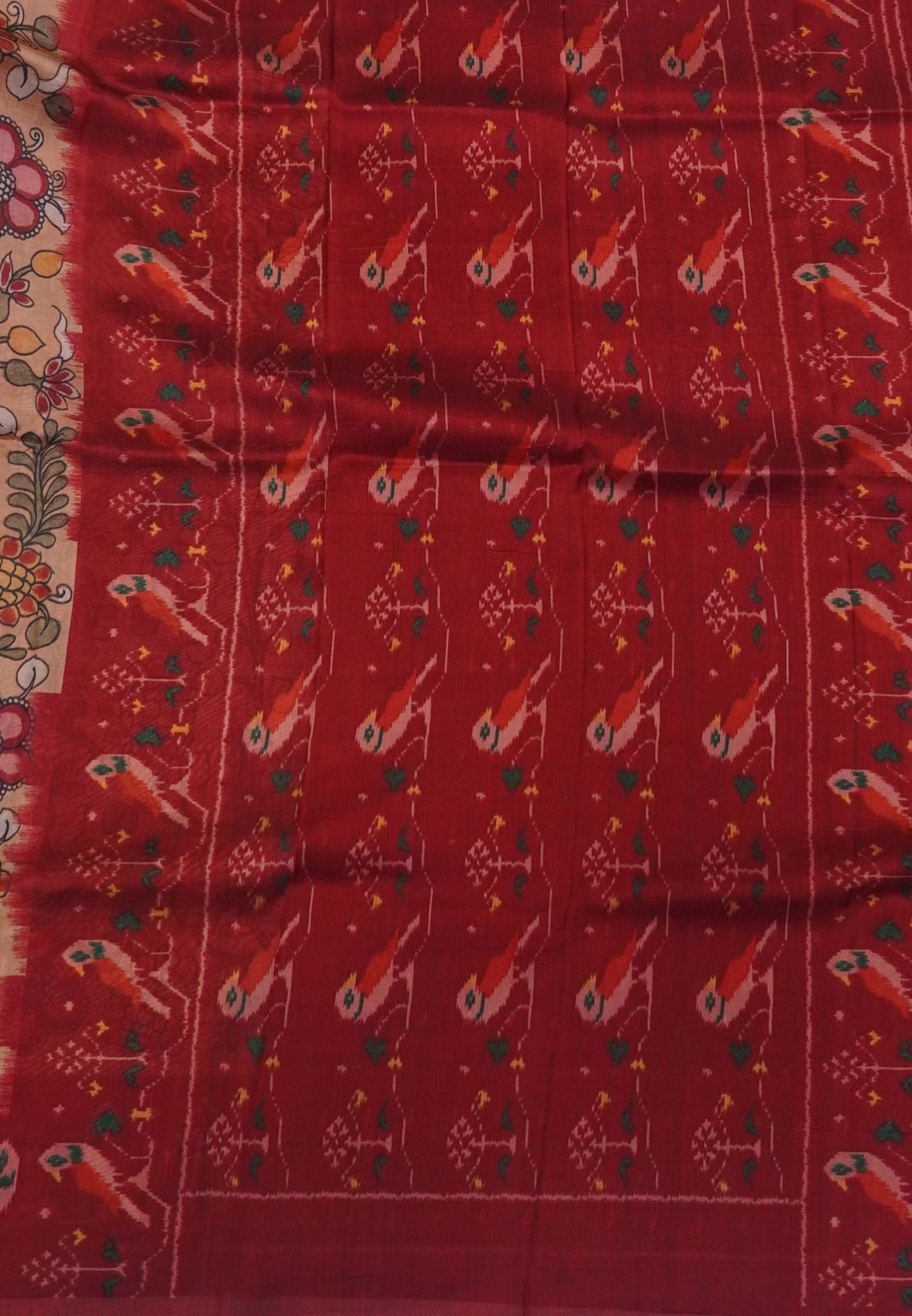 Premium Silk Saree-Pale Orange