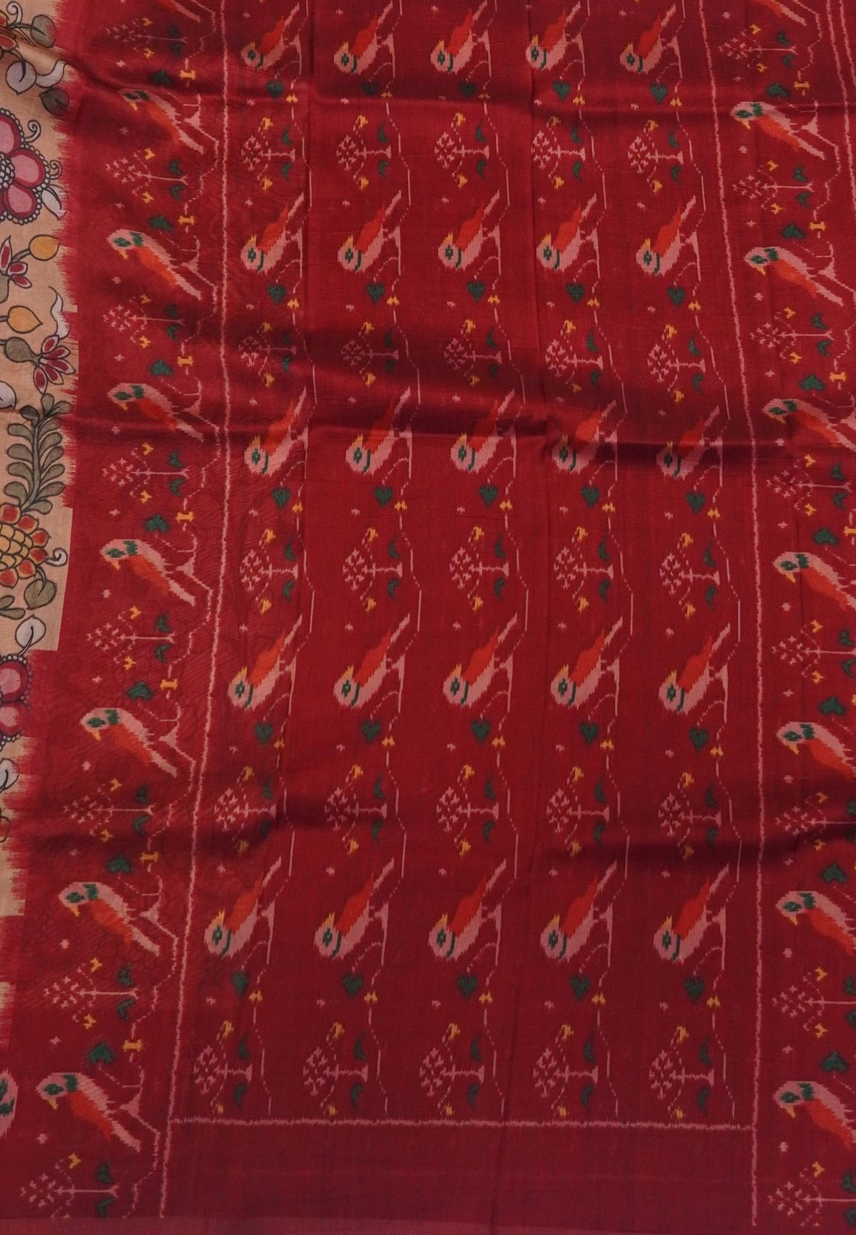 Premium Silk Saree-Pale Orange