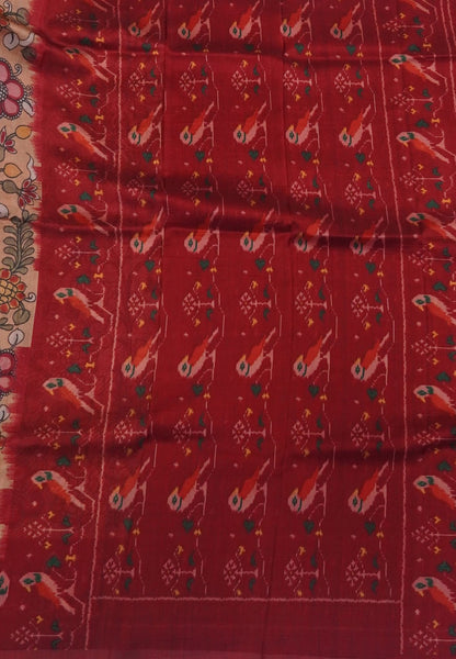 Premium Silk Saree-Pale Orange