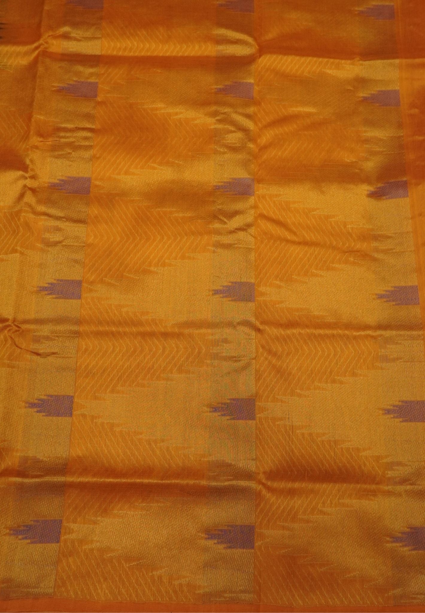 Pure Silk Cotton Saree-Blue in Thazhampoo Pattern