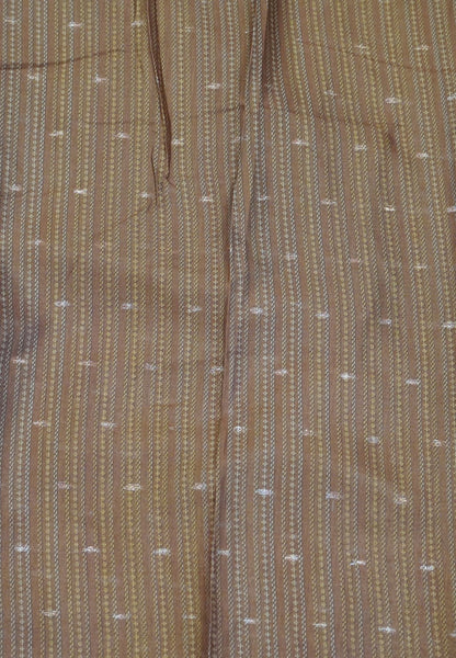 Semi Tussar Saree-Navy Blue with  Mini Zari Dots