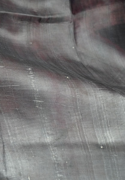 Pure Tussar Saree-Baby Pink in Floral Pattern