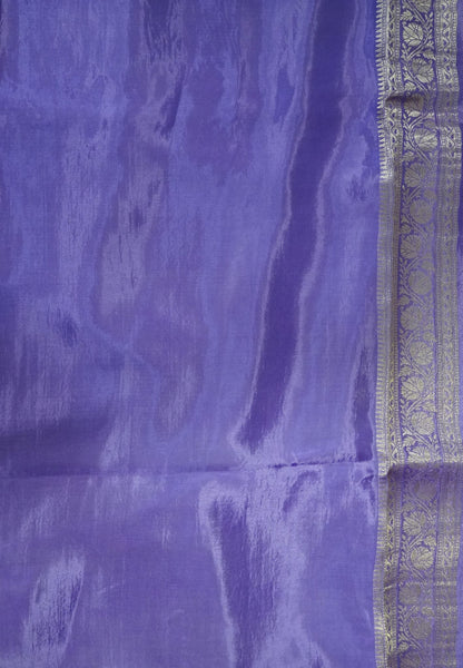 Banarasi Crepe Saree-Lavender