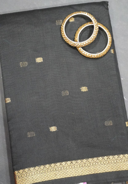 Maheswari Saree - Black