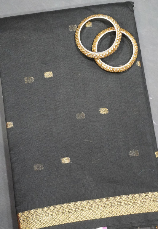 Maheswari Saree - Black