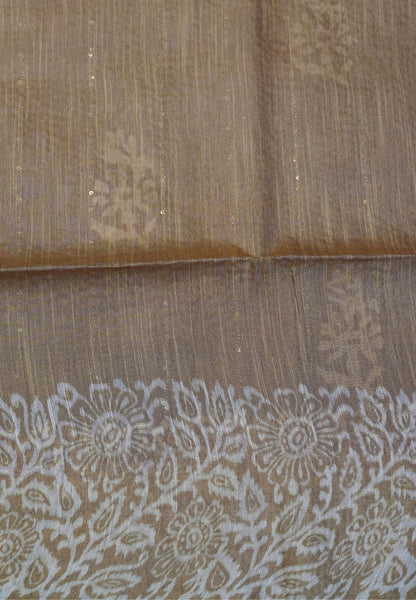 Bhagalpur Cotton Saree-Purple