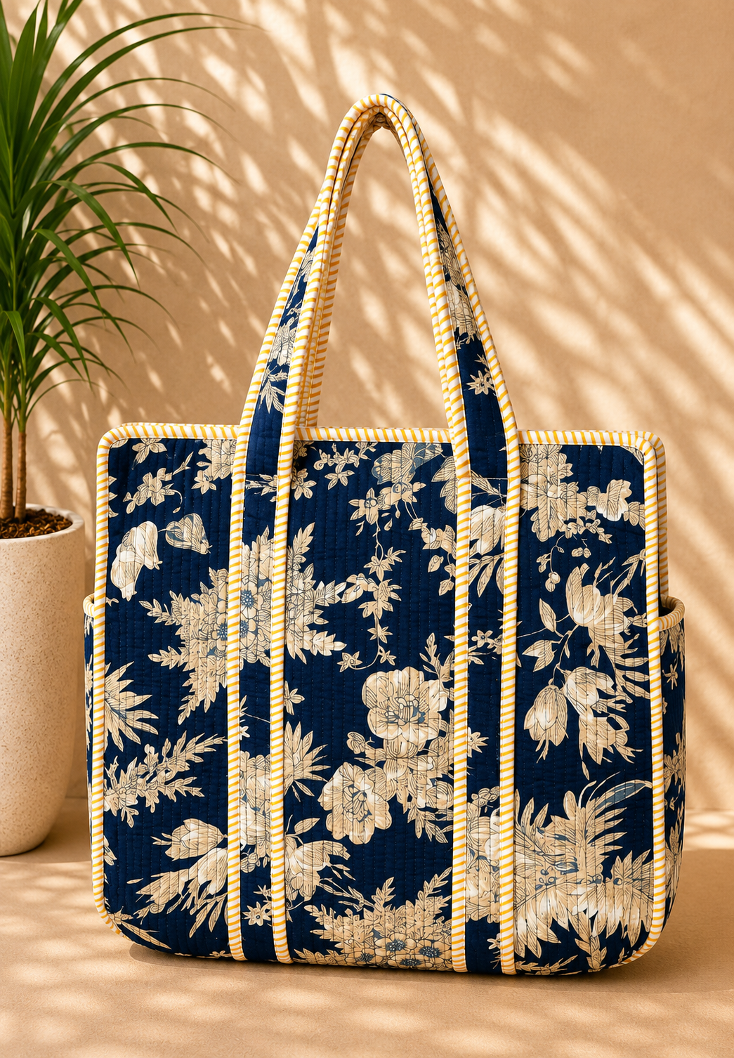 Tote Bag-Navy Blue