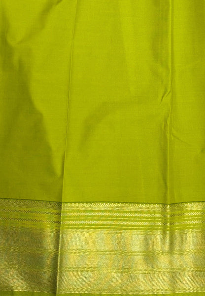 Budget Kanchipuram Saree-Lavender with Contrast Border