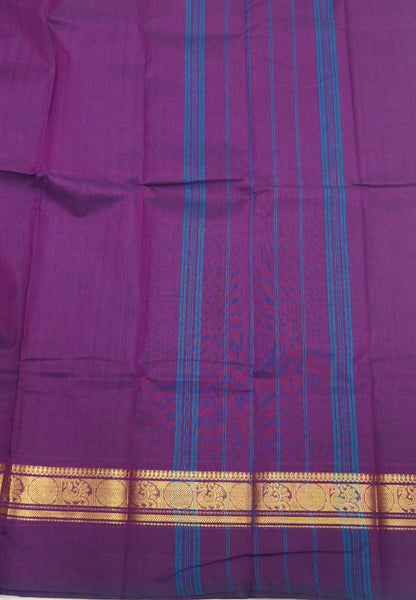 Chettinadu Cotton Saree-Purple