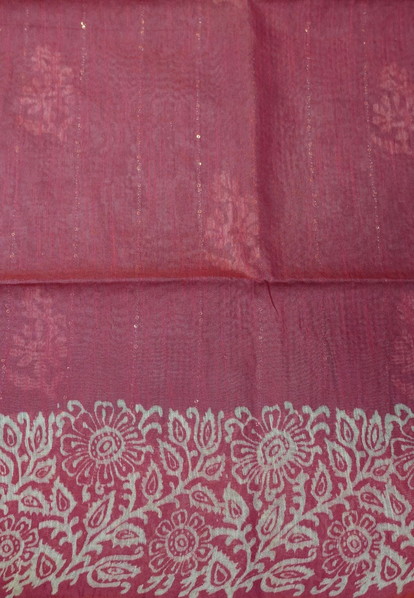 Bhagalpur Cotton Saree-Grey