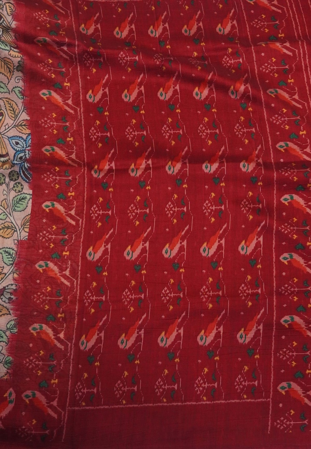 Premium Silk Saree-Dusky Orange