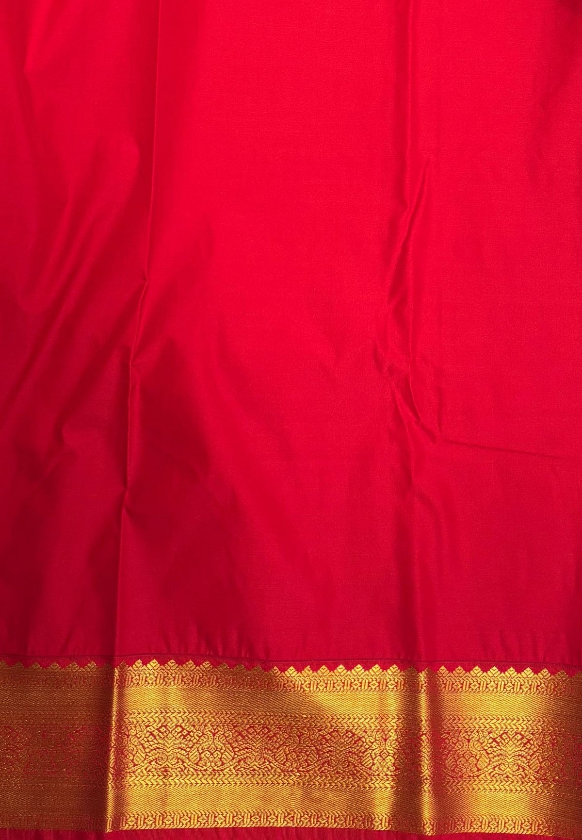 Budget Kanchipuram Saree-Mango Yellow with Contrast Border