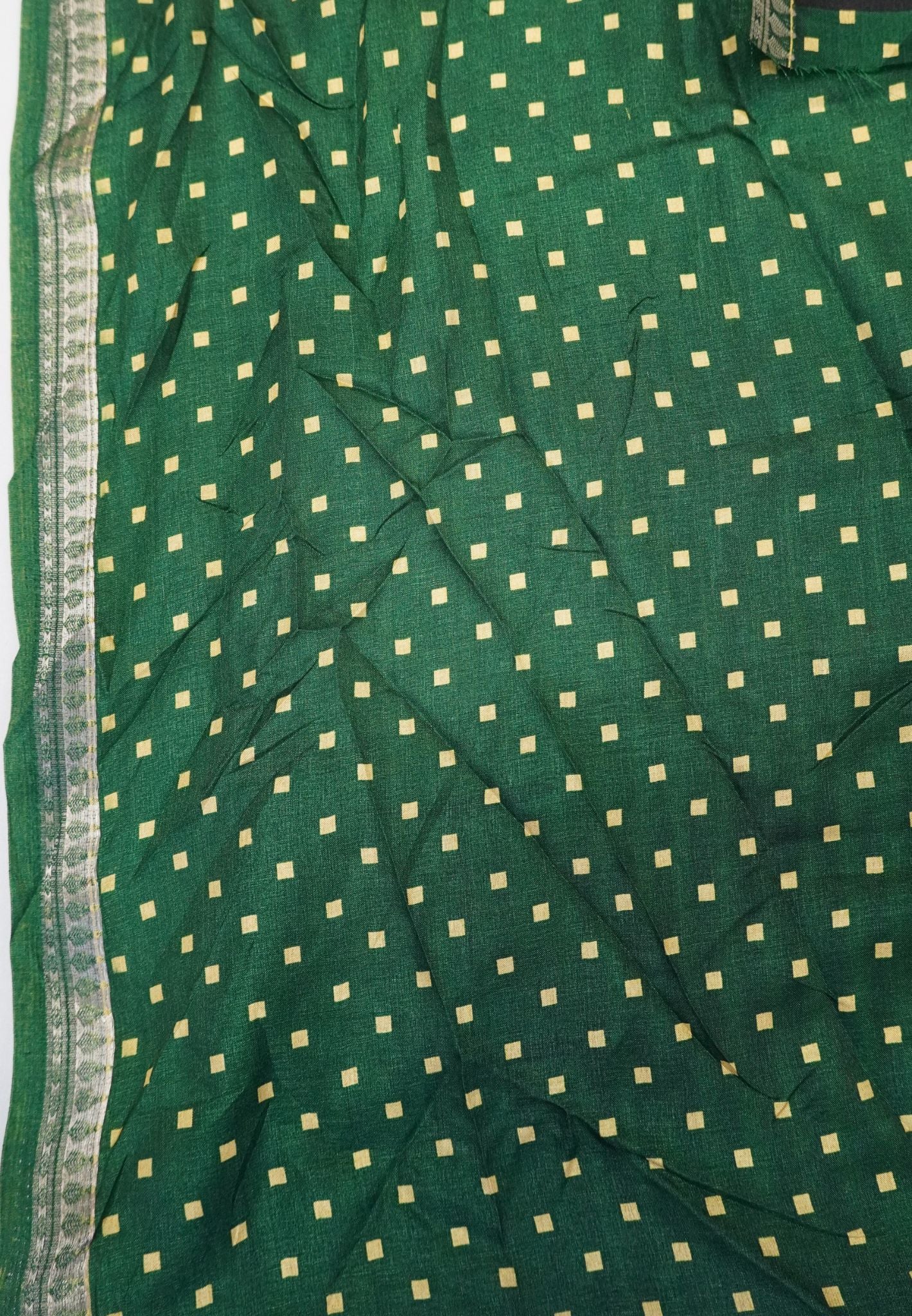 Dola Saree-Yellow with Contrast Elephant Border