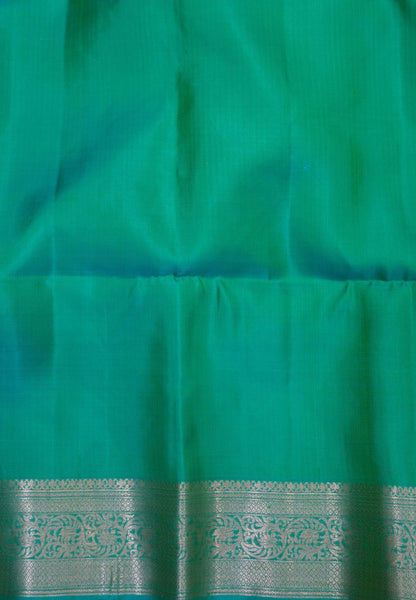 Pure Kanchipuram Silk Saree - Parrot Green