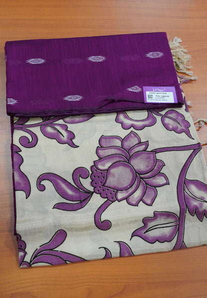 Unstitched Sawar Suit - Kalamkari Dupatta