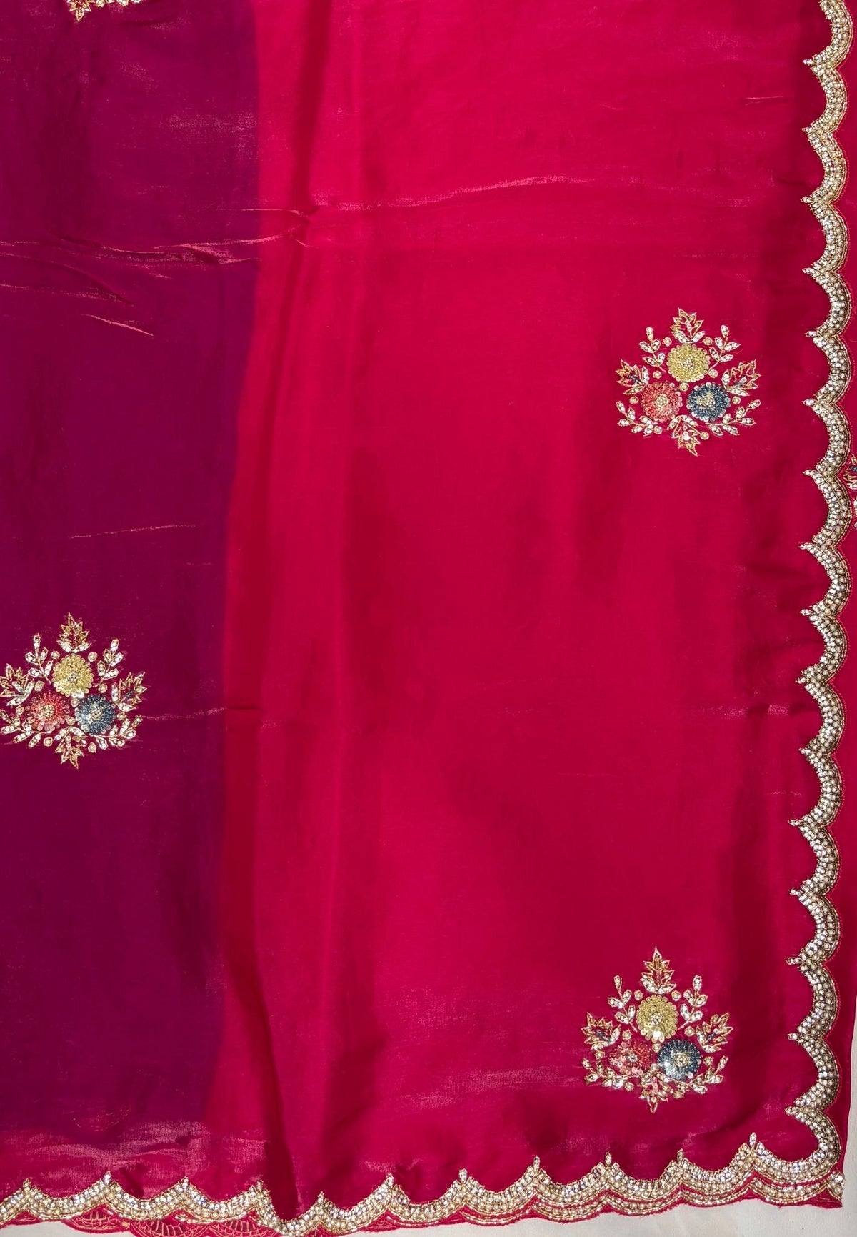 Designer Saree-Pink