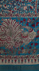 Semi Linen Kalamkari Saree Blue thumbnail