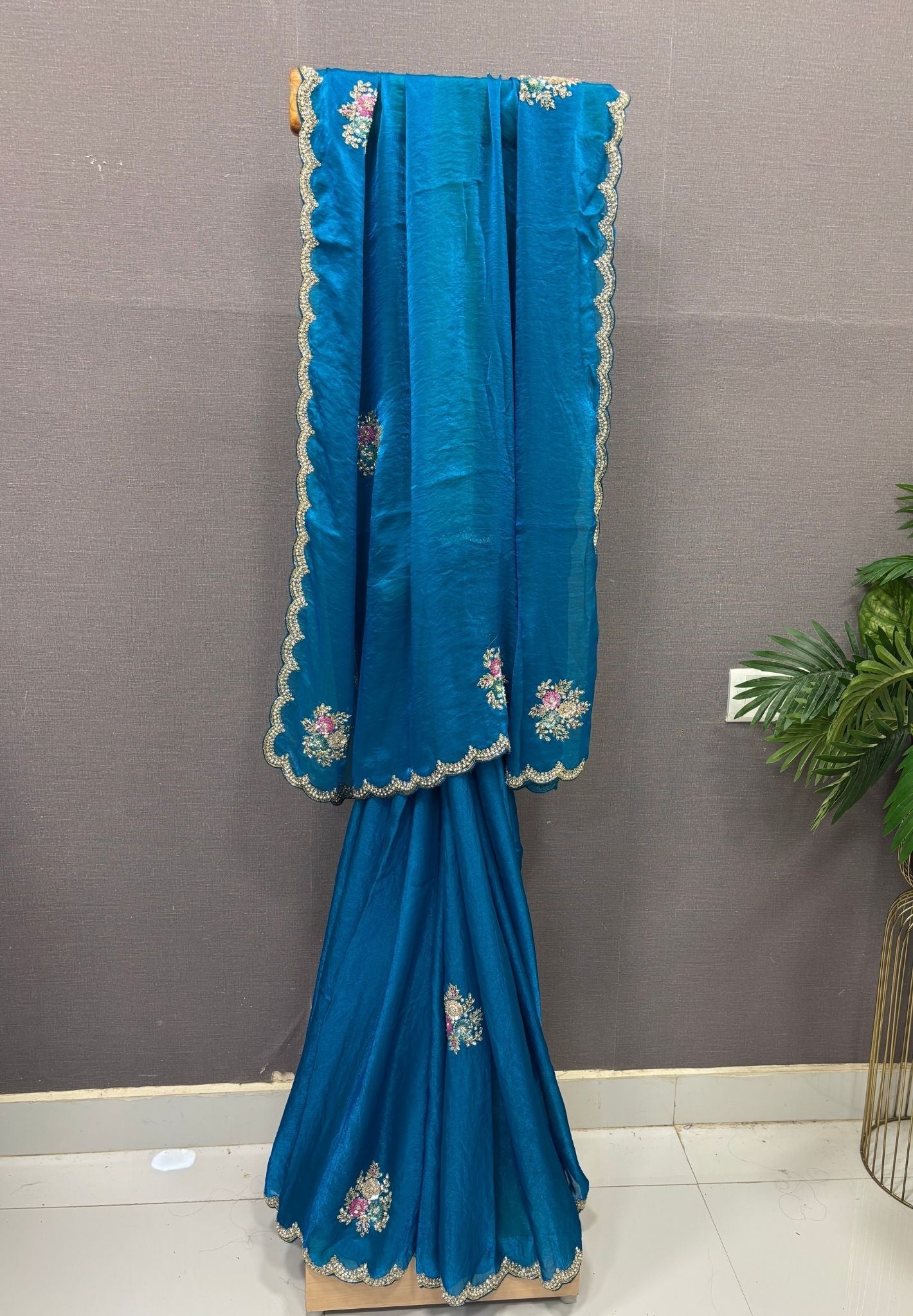 Designer Saree-Ramar Blue