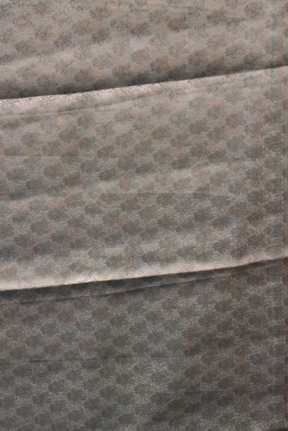 Pure Banarasi Saree Chiniya Silk -Pink Tree Pattern