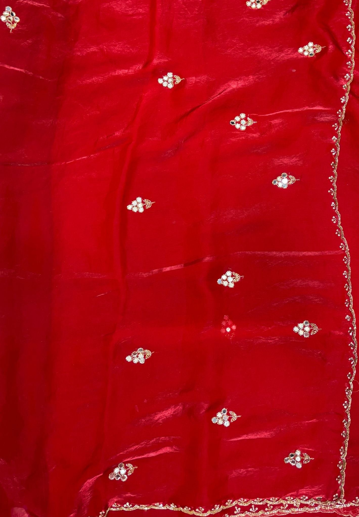 Designer Saree-Red