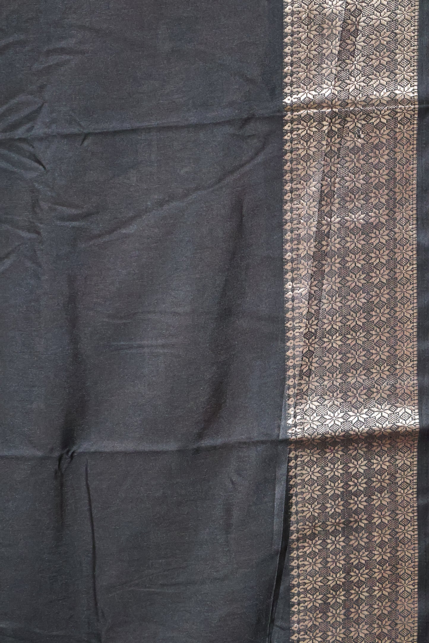 Dola Silk Saree Folk Art Print-Rust