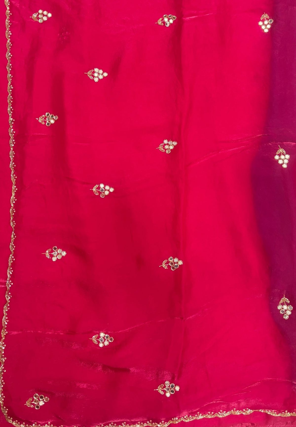 Designer Saree-Rani Pink
