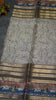 Dola Silk Pichwai Print Beige - Blue thumbnail
