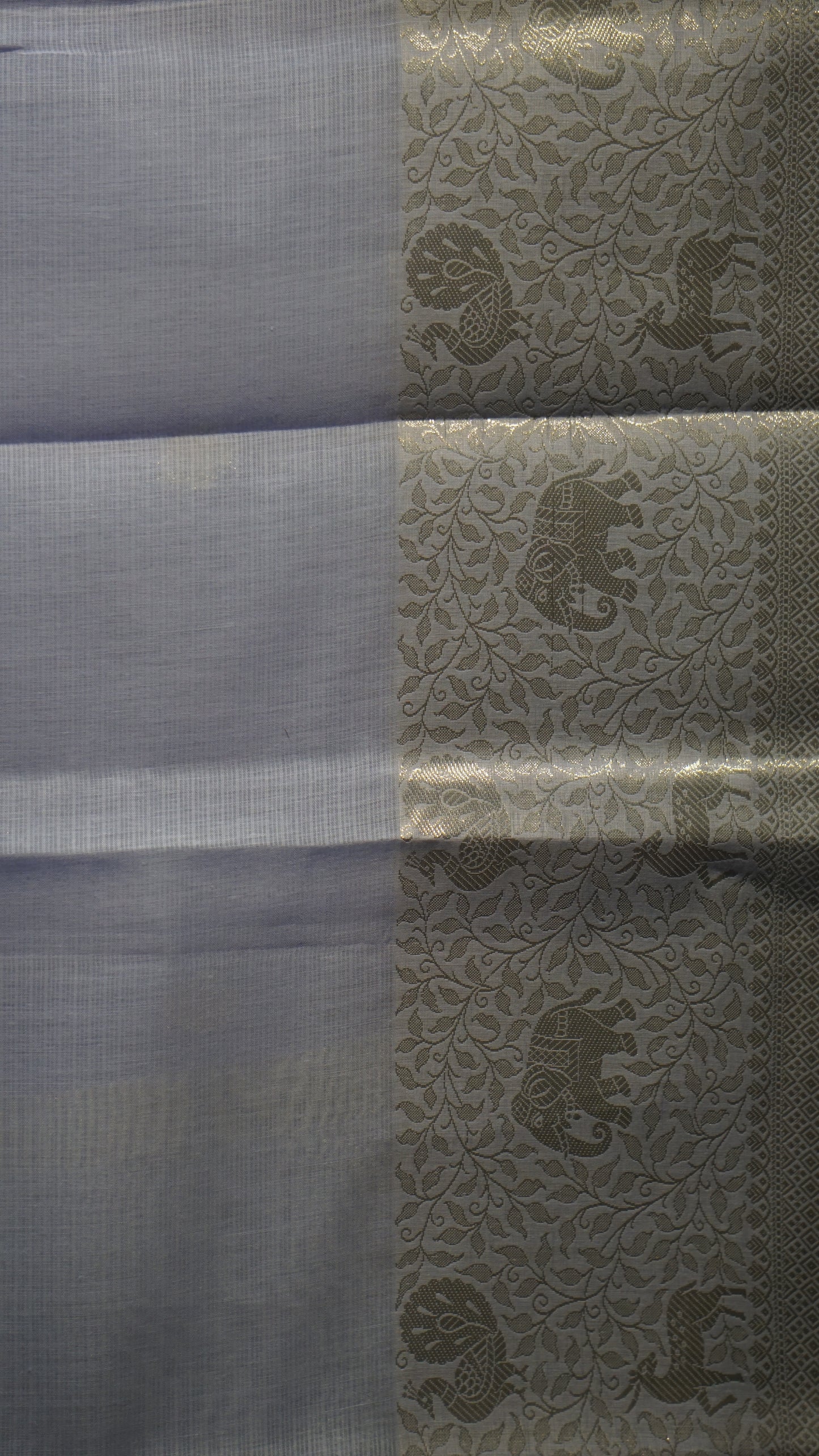 Art Zari Kota Pastel Saree Lavender
