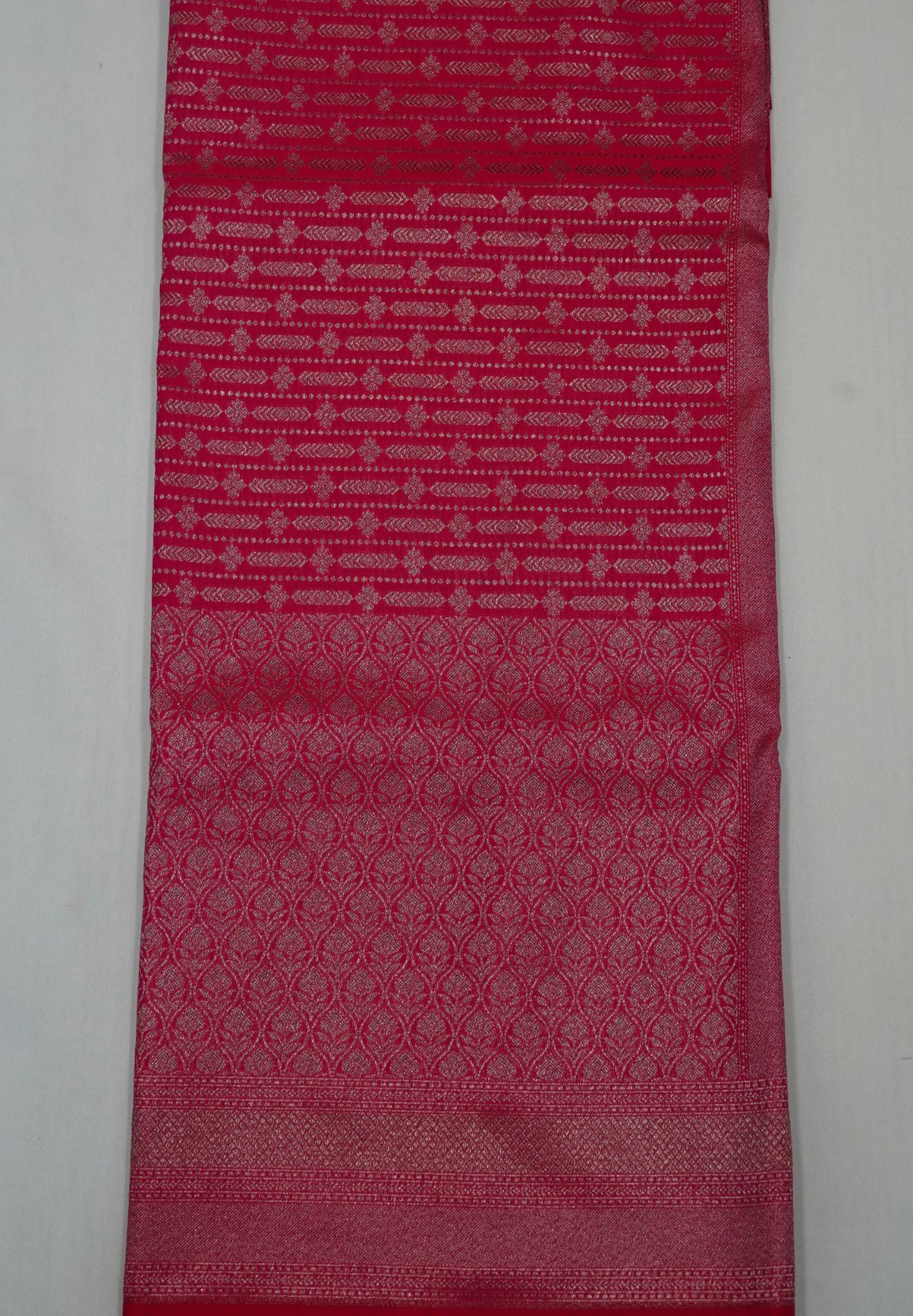Semi Banarasi Uppada Silk Saree-Pink