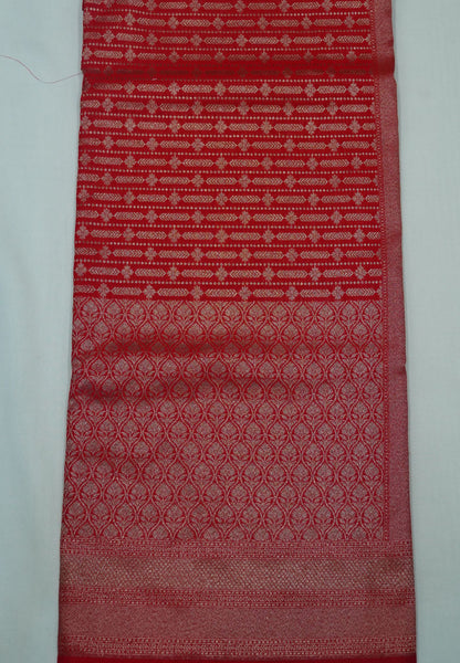Semi Banarasi Uppada Silk Saree-Red