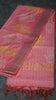 Bhagalpur Cotton Saree Checks Pink thumbnail