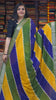 Shiffon Saree Green Border thumbnail