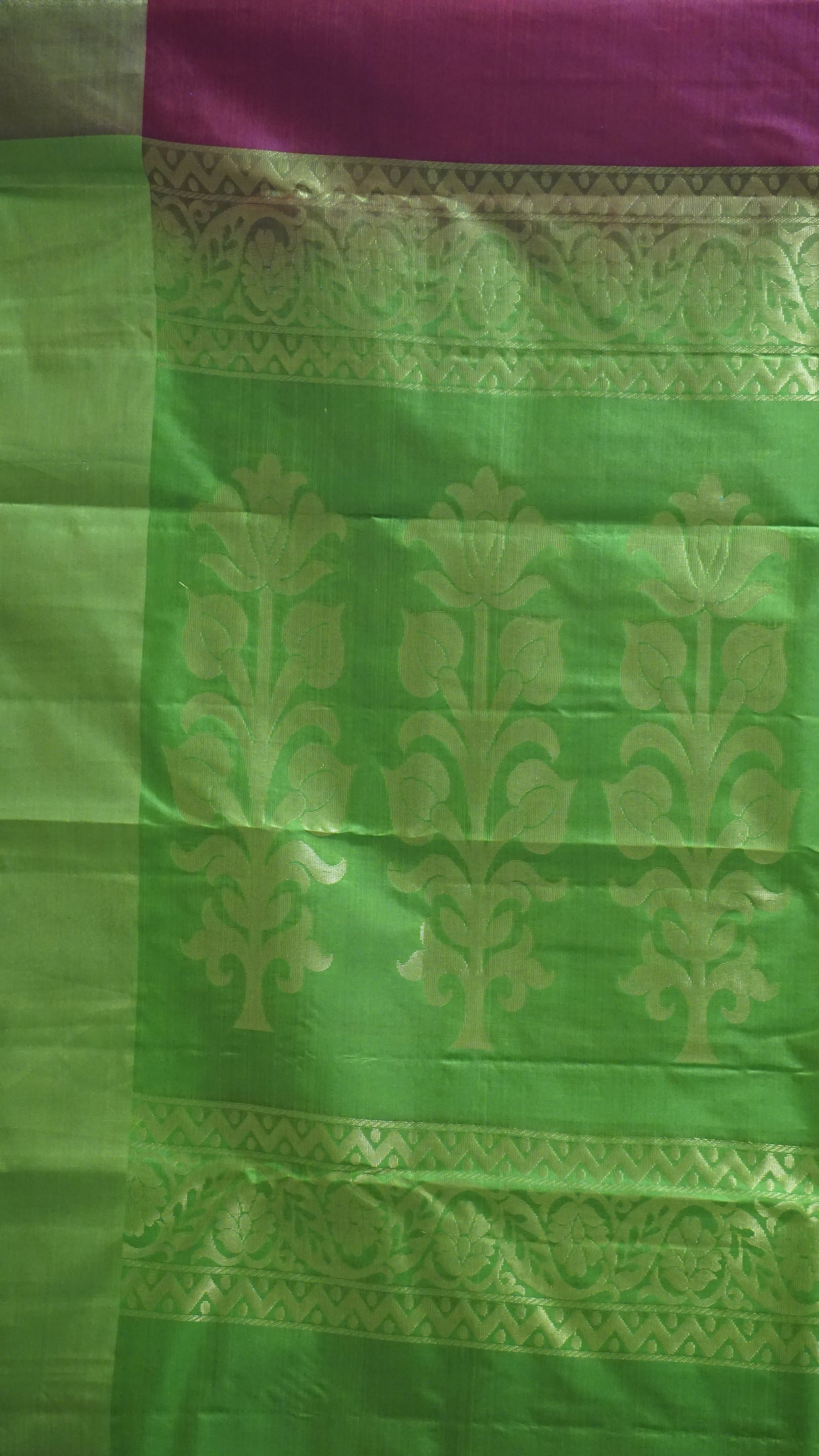 Semi Kanjeevaram Saree Butta Maroon