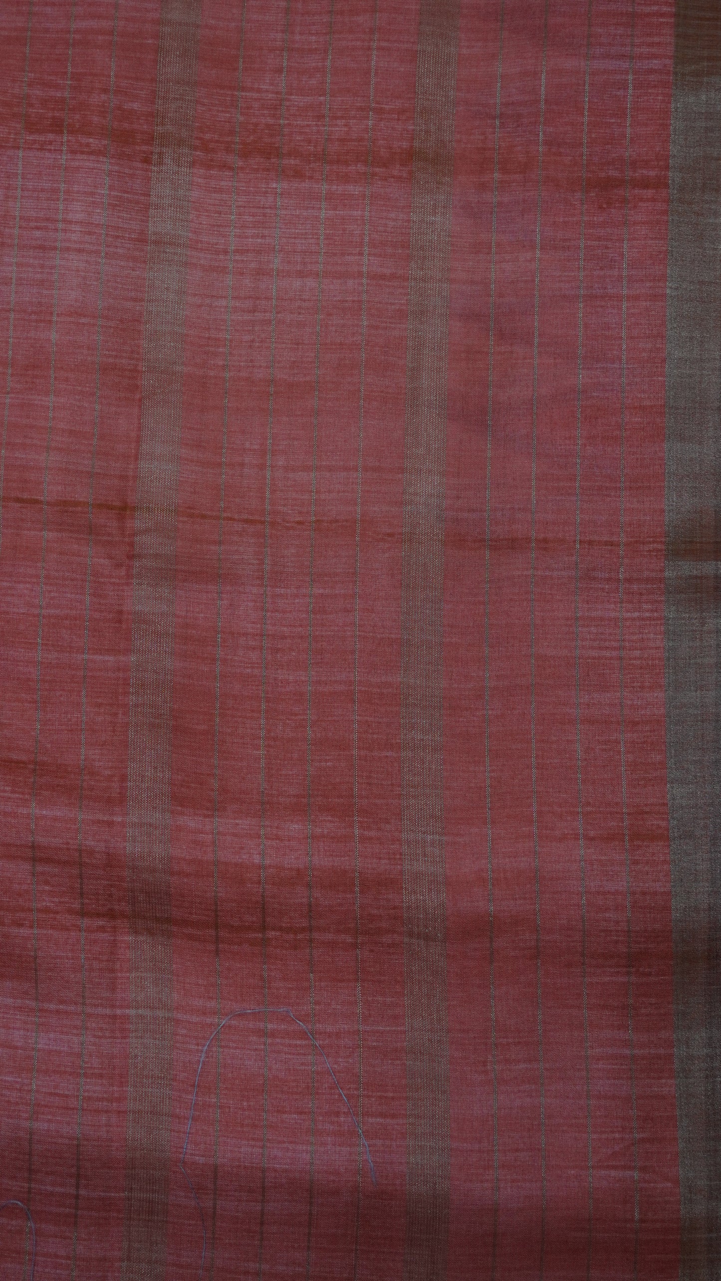 Semi Tussar Saree - Tower Border Peach Pink