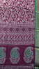Dola Silk Saree Vine Motif - Purple thumbnail