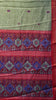 Dola Silk Saree Zari lines-Olive Green thumbnail