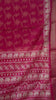 Dola Silk Saree Elephant print-Pink thumbnail