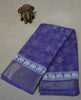 Dola Silk Saree Elephant print-Lavender thumbnail