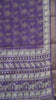 Dola Silk Saree Elephant print-Lavender thumbnail