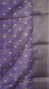 Dola Silk Saree Elephant print-Lavender thumbnail