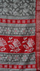 Dola Silk Saree Floral print-Grey thumbnail