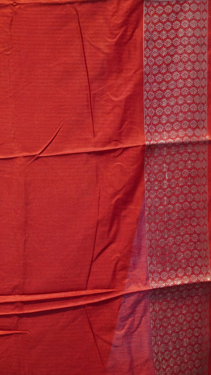 Dola Silk Saree Floral print-Green