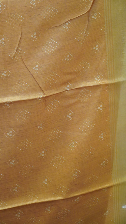 Dola Silk Saree Bandhini Print-Red