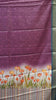 Dola Silk Saree Tulip Print-Purple thumbnail