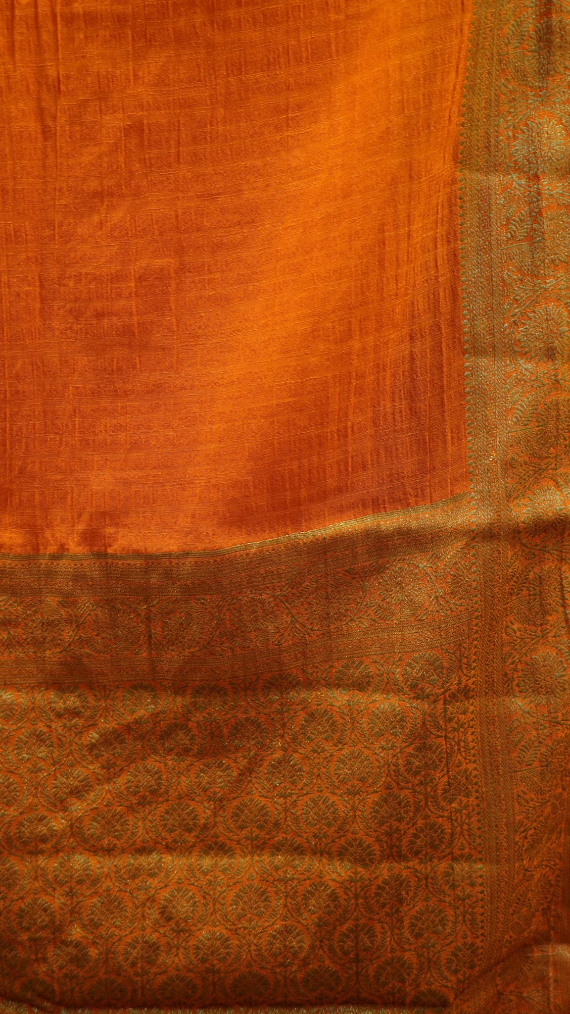 Banarasi Georgette Saree- Orange