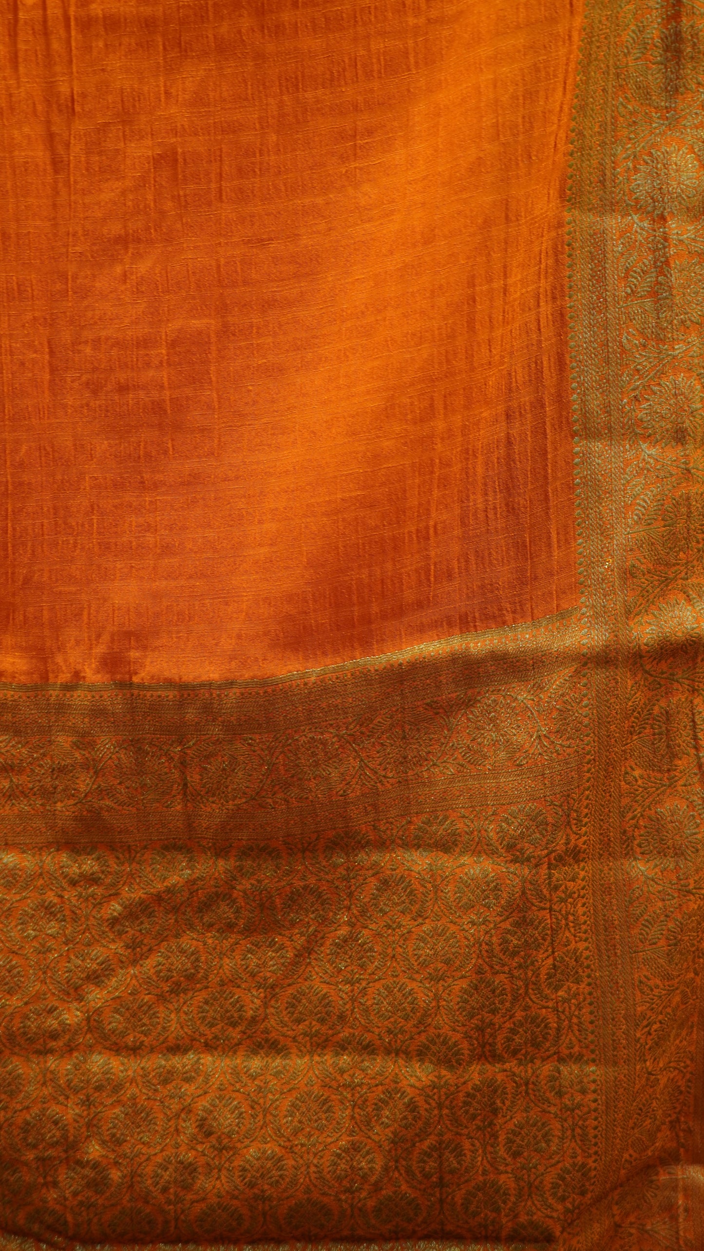 Banarasi Georgette Saree- Orange