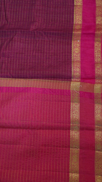 Semi Raw Silk- Retapet Border Araku