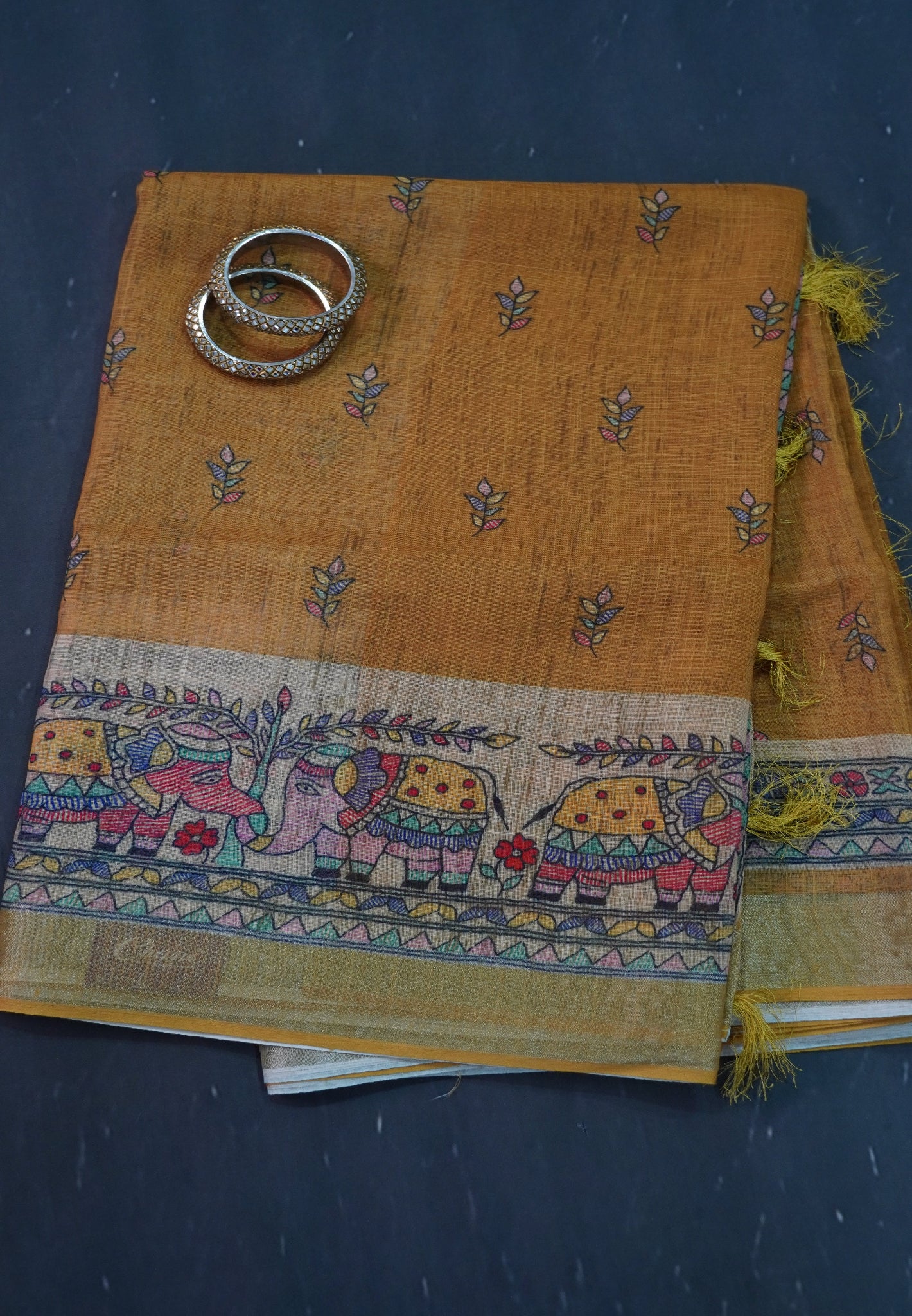 Semi Linen - Mustard